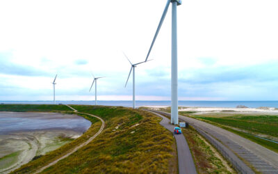 Topwind inspectie en DTM windmolenpark Slufterdam